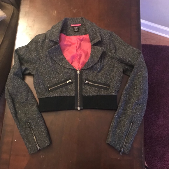 Guess Jackets & Blazers - Guess cropped jacket.